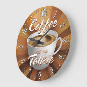 Horloge murale décorative du café (Angle)