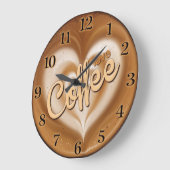 Horloge murale décorative du café (Angle)