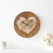Horloge murale décorative du café (Maison)
