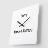 Horloge murale décorative motivante (Angle)