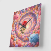 Horloge murale décorative pour chambre d'enfant, f (Angle)