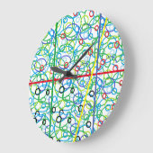 Horloge murale décorative pour chambre ou salle de (Angle)