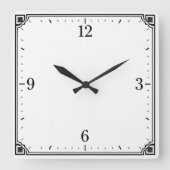 Horloge murale décorative pour designer (Recto)