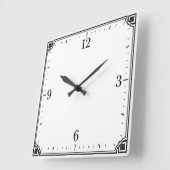 Horloge murale décorative pour designer (Angle)