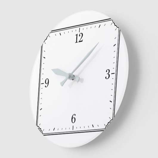 Horloge murale décorative pour designers (Angle)