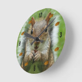 Horloge murale d'écureuil (Angle)
