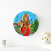 Horloge murale déesse Bhramari (Maison)