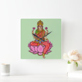 Horloge murale déesse Lakshmi (Maison)
