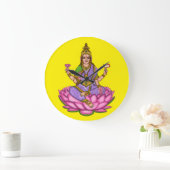 Horloge murale déesse Lakshmi (Maison)
