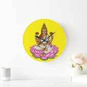 Horloge murale déesse Lakshmi (Maison)
