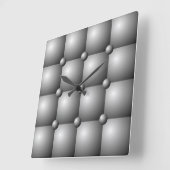 Horloge murale d'effet de coussin capitonnée par (Angle)