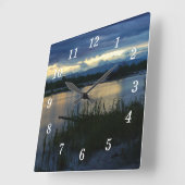 Horloge murale Denali Midnight Sunset (Angle)