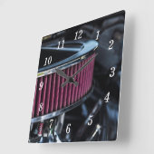 Horloge murale d'entrée d'air Chrome (Angle)