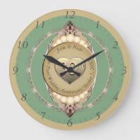 Horloge murale des 30e et 12e Anniversaires de la