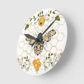 Horloge murale des abeilles (Angle)