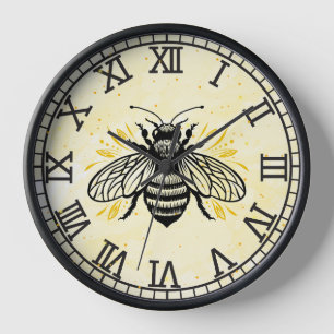 Horloge murale des abeilles