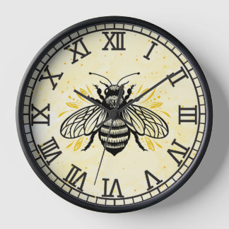 Horloge murale des abeilles
