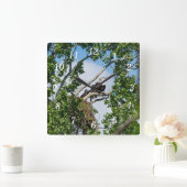 Horloge murale des aigles chauds (Maison)