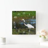 Horloge murale des aigrettes de chasse (Maison)