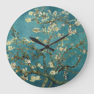 Horloge murale des amandes en fleurs