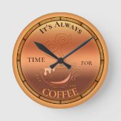 Horloge murale des amateurs de café (Recto)