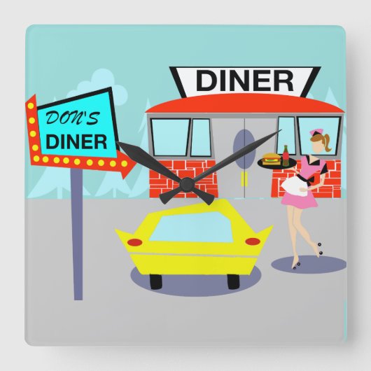 Horloge murale des années 1950 (Recto)