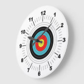Horloge murale des Archers Cible De Tir À L'Arc (Angle)
