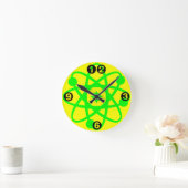 Horloge murale des atomes et des électrons (Maison)