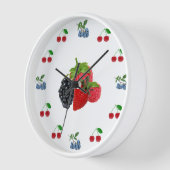 Horloge murale des baies mixtes (Angle)