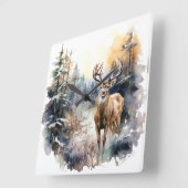 Horloge murale des cerfs (Angle)