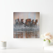 Horloge murale des chevaux (Maison)