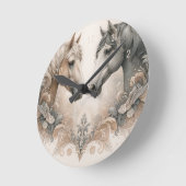 Horloge murale des Chevaux spéciaux (Angle)