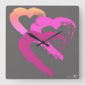 Horloge murale des coeurs (Recto)