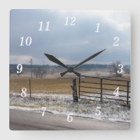 Horloge murale des collines du pays d'Ozark