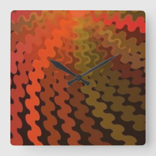 Horloge murale des couleurs de l'été
