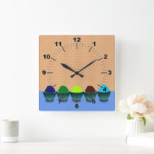 Horloge murale des coupes Icecream (Maison)