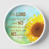 Horloge murale des écritures (Recto)