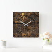 Horloge murale des engrenages Steampunk (Maison)
