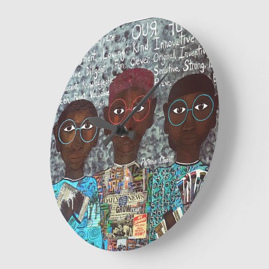 Horloge murale des espèces en péril (Angle)