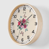 Horloge murale des filles - idée cadeau personnali (Angle)