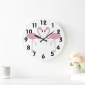Horloge murale des Flamants roses (Maison)
