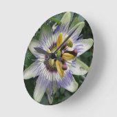 Horloge murale des fleurs de passion (Angle)
