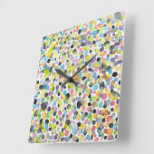 Horloge murale des gaz atomiques (Angle)