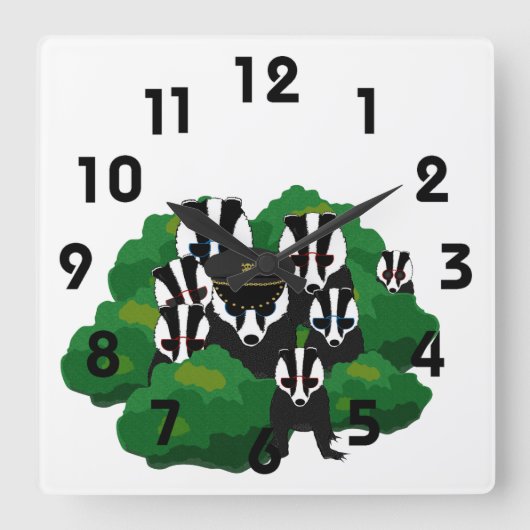 Horloge murale des insignes (Recto)