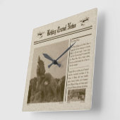 Horloge murale des journaux (Angle)