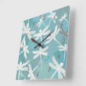 Horloge murale des libellules (Angle)