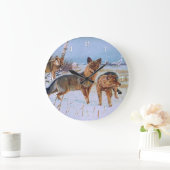 Horloge murale des loups (Maison)