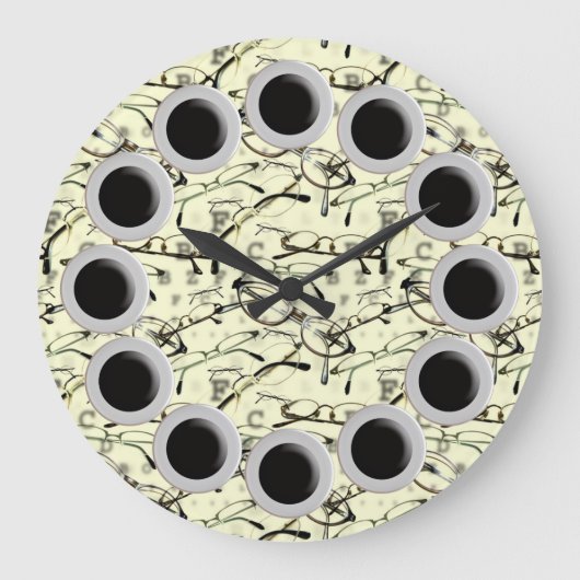 Horloge murale des lunettes (Recto)