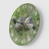 Horloge murale des marmottes (Angle)