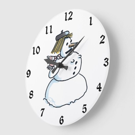 Horloge murale des neiges (Angle)